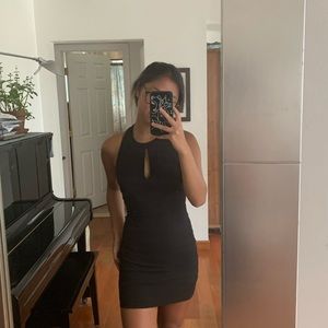 H&M black mini dress